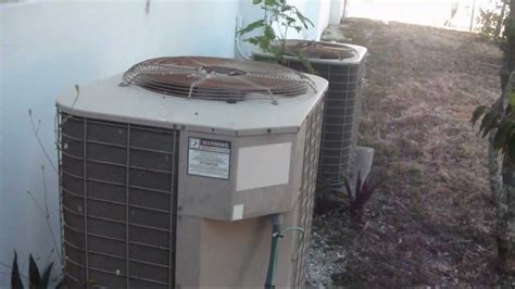 key west vacation coleman evcon straight cool central ac units running youtube