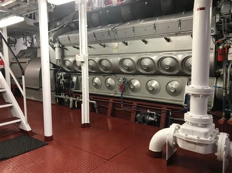 hp towboat engine room engineeringporn