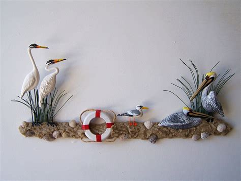 pin  ayesha moir  beach house nautical wall decor seashell wall