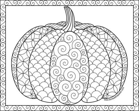 pumpkin coloring pages  adults  yvbf