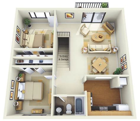 planos de departamentos dos dormitorios planos de apartamentos pequenos planos de