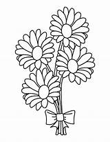 Kleurplaat Flori Kwiaty Boeket Colorat Kolorowanka Kleurplaten Daisies Leukekleurplaten Kolorowanki Buchet Bloem Stampare Patrones Desenat Dibujosparaimprimir Ramo Printen Copiare Facili sketch template