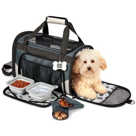 mobile dog gear gray pet carrier  small petco