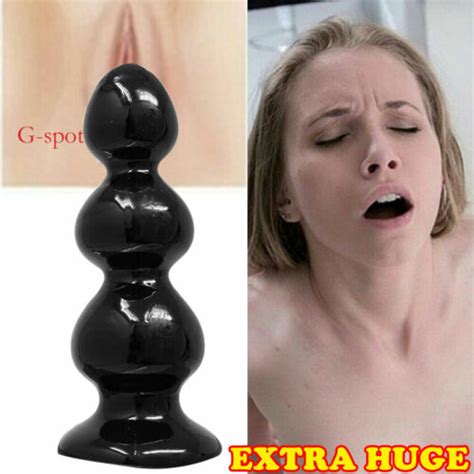 6 5 Huge Butt Plug Suction Cup Anal Dildo Realistic Thick Anal Fisting