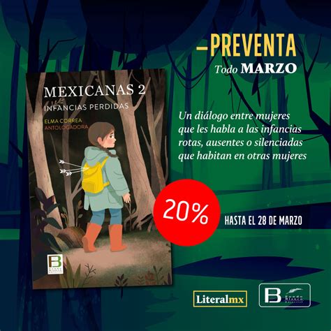 mexicanas 2 infancias perdidas antología literal librería