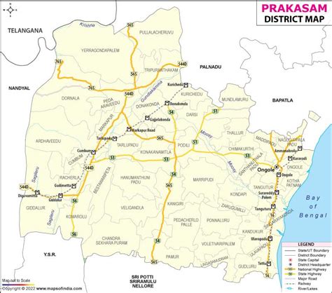 prakasam district map