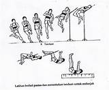Lompat Maju Ansur Latihan Lompatan sketch template