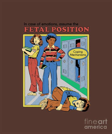assume the fetal position classic tapestry textile by summer carter