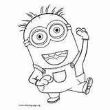 Minion Coloring Vampire Pages Kids Print Color sketch template