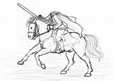 Horseman Headless sketch template