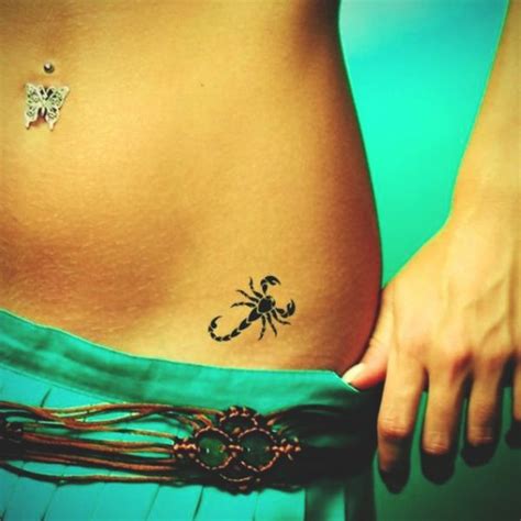 Scorpion Tattoos For Men And Women Nice And Small Detail Scorpio