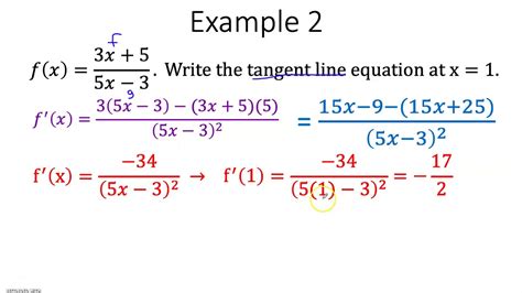 quotient rule examples youtube