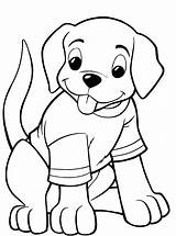 Coloring Pages Puppy Kids Dog Printable Color Puppies Print Sheets Cartoon Bestcoloringpagesforkids Book sketch template