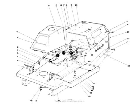 toro    rear engine rider  sn   parts diagram  body assembly
