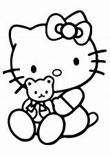 Kitty Hello Coloring Pages Color Colouring Teddy Bear Cute Biersack Andy Print Her Getcolorings Toddler Kawaii Baby Choose Board Printable sketch template