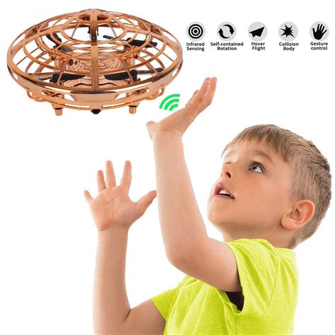 mini flying toys drones  kids  improved flying ball drone toy  infrared sensor auto