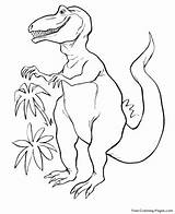 Coloring Pages Dinosaur Dinosaurs Color sketch template