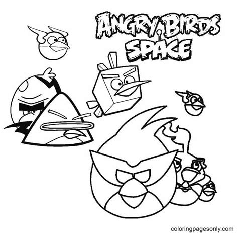 ideas  coloring angry birds space coloring pages