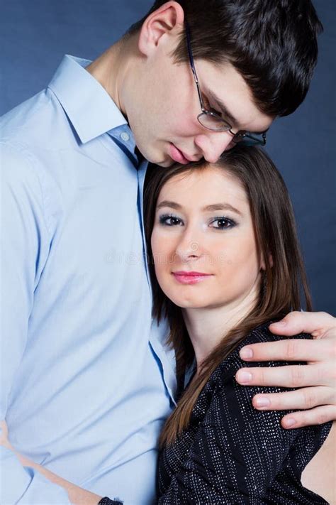 Young Couple Stock Image Image Of Smiling Serious Human 50250609