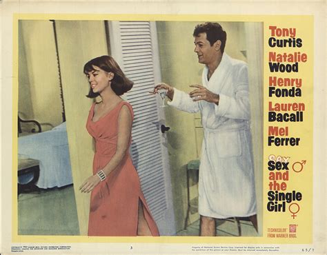 sex and the single girl 1965 original lobby card fff