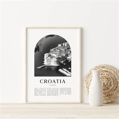 croatia art print croatia poster croatia photo croatia wall etsy uk