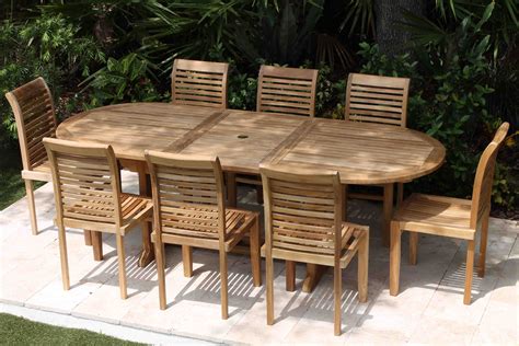 oval table  atlantic chairs teak set oceanic teak furniture