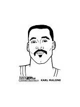 Sportspeople Malone Karl sketch template