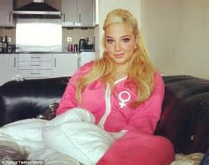 tulisa really is a chav in a tracksuit as she goes to