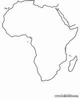 Coloring Africa Pages African Library Clipart Map sketch template