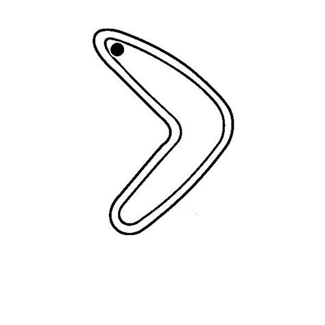unique shaped  boomerang coloring page coloring sun coloring