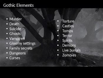 gothic elements elements   gothic