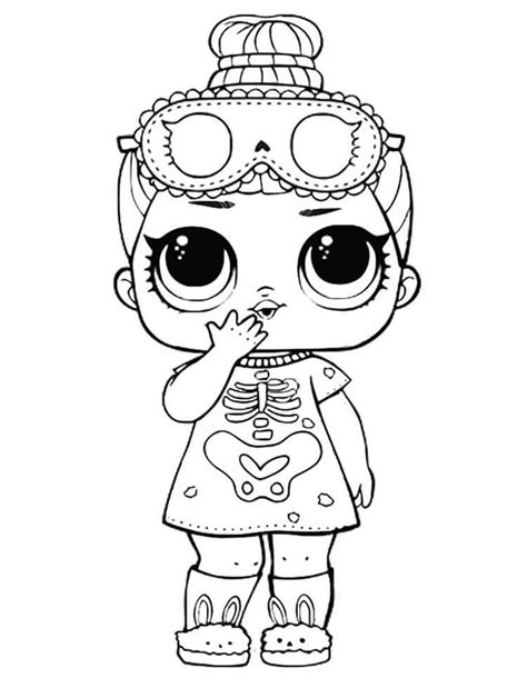 lol surprise dolls coloring pages halloween workberdubeat coloring