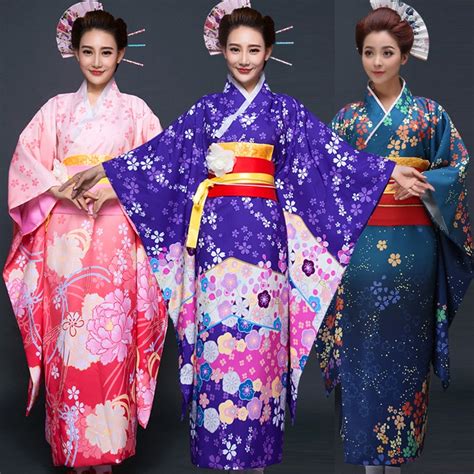 new party cosplay cotume japanese kimono women yukata traditional
