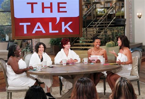 tv with thinus women of the talk all go makeup free for one time only