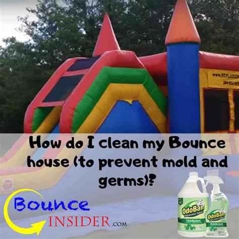 clean  bounce house  prevent mold  germs