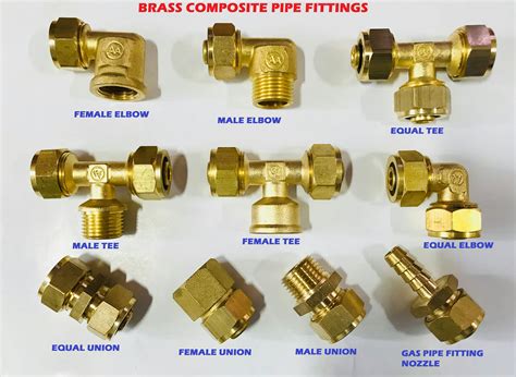 brass fittings  composite pipes size   rs  piece id