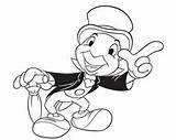 Pinocchio Jiminy Grillo Parlante Colorare Pepito Disegni Pinocho Coloring Conte Clipartmag Personaggio Schizzi Ricamati Motivi Minnie sketch template