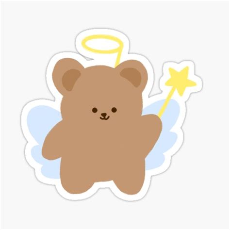 study stickers study bear stickers brown stickers teddybear bear