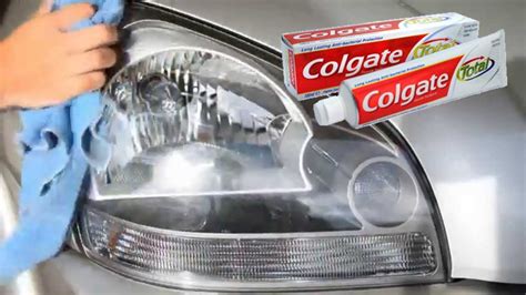 clean headlights  wd toothpaste baking soda vinegar
