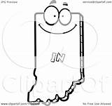 Indiana Clipart Cartoon State Outlined Character Happy Coloring Thoman Cory Vector Getdrawings Drawing 2021 Getcolorings sketch template