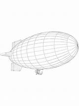 Pages Airship Coloring sketch template