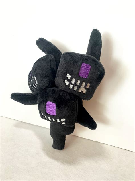 wither storm plush inspired  minecraft unofficial etsy