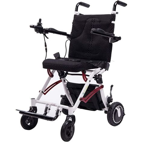 elenker electric wheelchair super lightweight foldable power mobility aid motorized wheel chair