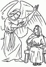 Anunciacion Mary Virgen Archangel Coloriage Colorea Lectio Religione Sencillez Catechismo Anuncio Sencillo Annunciazione Guadalupe sketch template