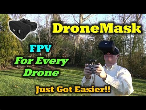 fly  drone fpv dronemask review youtube