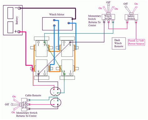cool warn winch remote wiring diagram  wire  gang switch
