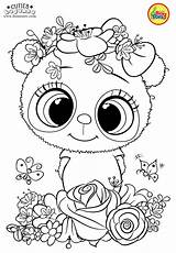 Coloring Pages Cute Animal Choose Board Bojanke Cuties Printables Preschool Kids Bonton Printable sketch template