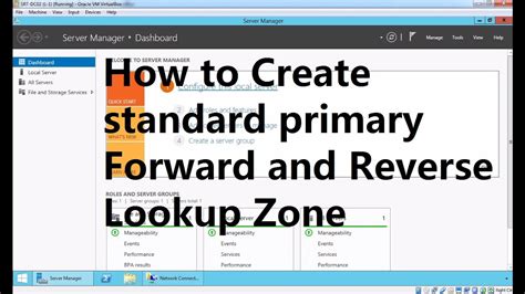 create primary   reverse lookup zone  windows