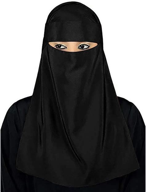 Duotanyi Arab Muslim Women Face Mask Turban Hijab Niqab Islamic Cover