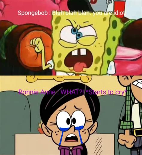 Ronnie Annes Reaction Spongebob Calls Her Idiot By Hassan232222 On